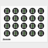 Sticker Rond Problèmes de santé Lutter contre la stigmatisation (Feuille)