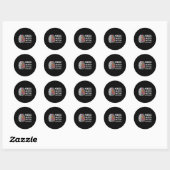 Sticker Rond Problèmes de santé mentale (Feuille)