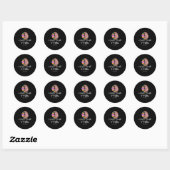 Sticker Rond Problèmes de santé mentale de la stigmatisation Se (Feuille)
