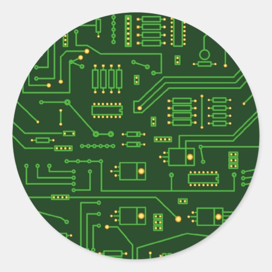 Sticker Rond processeur (Devant)