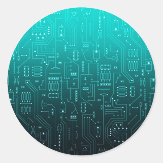 Sticker Rond processeur (Devant)