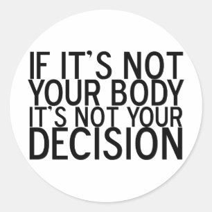 Sticker Rond ProChoice