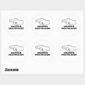 Sticker Rond Proctologue amateur (Feuille)