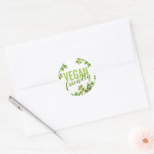 Sticker Rond Produit commercial Vegan Friendly (Enveloppe)