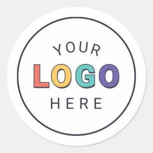 Sticker Rond Produit promotionnel personnalisé avec logo de mar