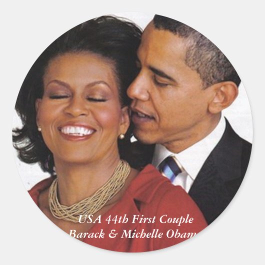 Sticker Rond Produits commémoratifs présidentiels (Devant)