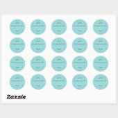 Sticker Rond Produits de boulangerie maison rustiques Pot de co (Feuille)