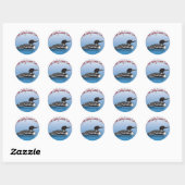 Sticker Rond Produits de Loon (Feuille)