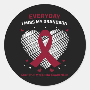 Sticker Rond Produits de sensibilisation au cancer du sang Gran