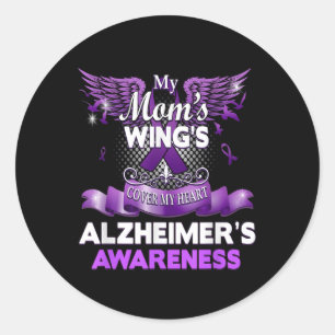 Sticker Rond Produits de sensibilisation de Heimers Moms Ailes