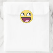 Sticker Rond Produits de visage géniaux (Sac)