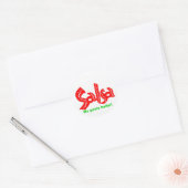Sticker Rond Produits du logo Salsa Dance ! (Enveloppe)