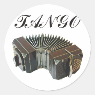 Sticker Rond Produits et conceptions de tango ! Musique de