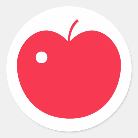 Sticker Rond Produits et modèles Apple ! (Devant)