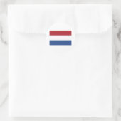Sticker Rond Produits Pays-Bas Flag (Sac)