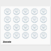 Sticker Rond Produits Rustiques (Feuille)