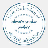 Sticker Rond Produits Rustiques (Devant)