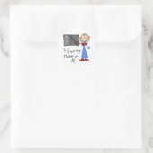 Sticker Rond Professeur A Plus (Sac)