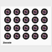 Sticker Rond Professeur Affirmations positives Valentine Candy  (Feuille)