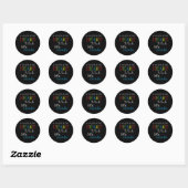 Sticker Rond Professeur - Appréciation de l'enseignant - Enseig (Feuille)