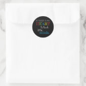 Sticker Rond Professeur - Appréciation de l'enseignant - Enseig (Sac)