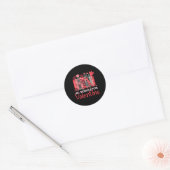 Sticker Rond Professeur de lecture Saint-Valentin Tout réservé (Enveloppe)