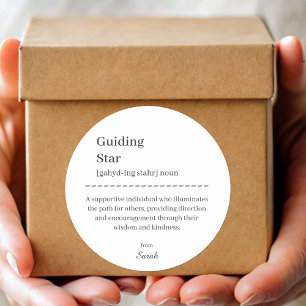 Sticker Rond Professeur Mentor Employé Appréciation Merci