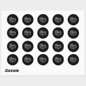 Sticker Rond Professeur Multitâche Pro Pour Coordinateur Chaos (Feuille)