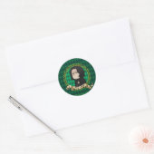 Sticker Rond Professeur Snape en anime (Enveloppe)