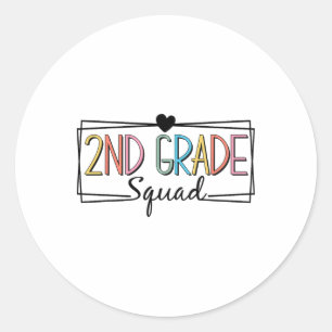 Sticker Rond Professeurs de l'équipe de deuxième année Enfants
