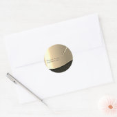 Sticker Rond Professional Luxury Gold Pen Notary  (Enveloppe)