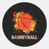 Sticker Rond Professionel Designer Basketball Tank Top (Devant)