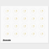 Sticker Rond Profitez (Feuille)