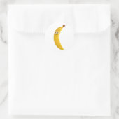 Sticker Rond Profitez de la banane (Sac)