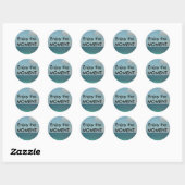 Sticker Rond Profitez du moment (Feuille)
