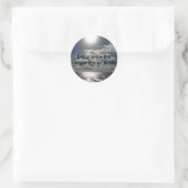 Sticker Rond Profitez même des choses simples dans la vie (Sac)