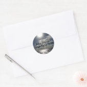 Sticker Rond Profitez même des choses simples dans la vie (Enveloppe)