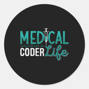 Sticker Rond Programmateur de codage ICD de l'Assistant Médical