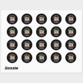 Sticker Rond Programmation Informatique Spaghetti Code Programm (Feuille)