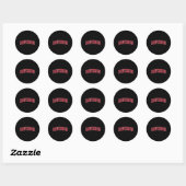Sticker Rond Programme de réussite des étudiantsTennessee Tn Vi (Feuille)