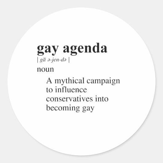 STICKER ROND PROGRAMME GAI (Devant)