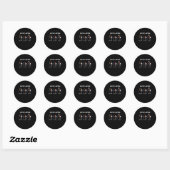 Sticker Rond Programmeur développeur Coder ordinateur Geek Nerd (Feuille)