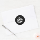 Sticker Rond Programmeur Dire Programmation Informatique (Enveloppe)