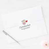 Sticker Rond Programmeur informatique (Enveloppe)