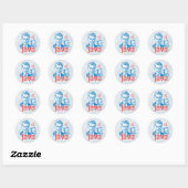 Sticker Rond Programmeur Java (Feuille)