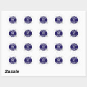 Sticker Rond Progrès et non Perfection (Feuille)