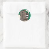 Sticker Rond Projecteur vidéo vintage (Sac)