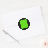 Sticker Rond Projection écran vert Chroma Key Photo Video Str (Enveloppe)