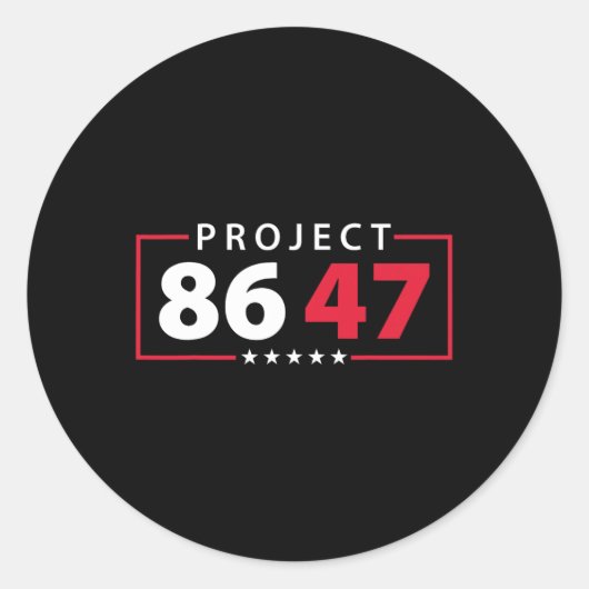 Sticker Rond Projet 8647 Résiste au subtil Foxtrot Delta Tango (Devant)