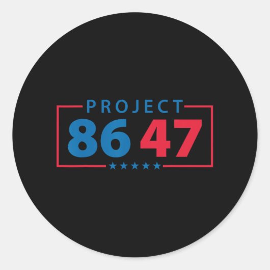 Sticker Rond Projet 8647 Résiste au subtil Foxtrot Delta Tango (Devant)
